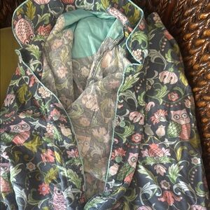 Nick & Nora Black and Pink Pajama Set Intimates Sleepwear